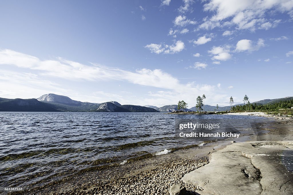 Lakeshore in Norway