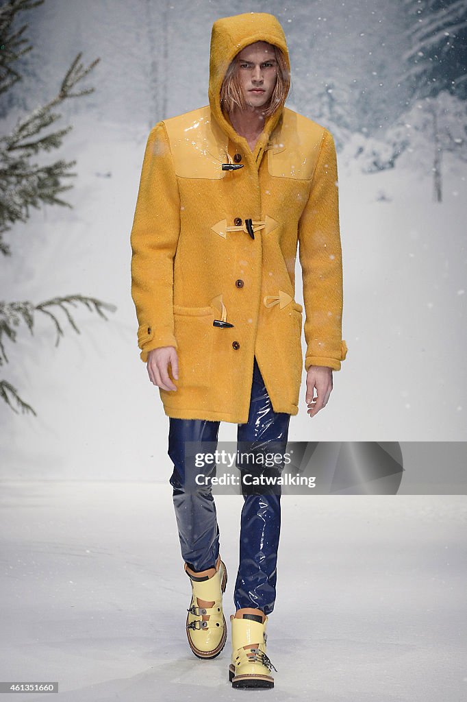 Moschino - Mens Fall 2015 Runway - London Menswear Fashion Week