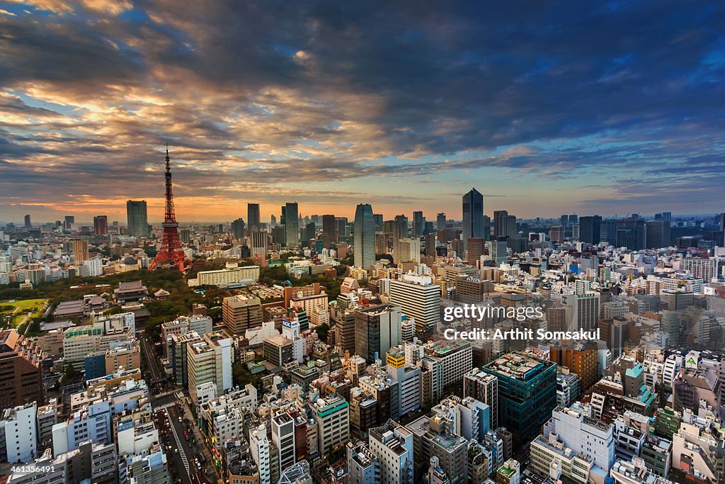 Tokyo skyline