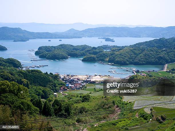 japanese tanada - karatsu saga stock pictures, royalty-free photos & images