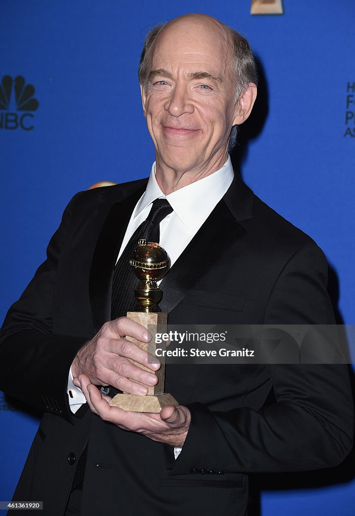 72nd Annual Golden Globe Awards - Press Room