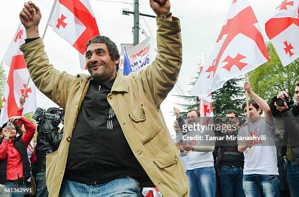 After defeating in the Parliamentary Election, former ruling party of Georgia, the United National Movement drew over thousands of supporters in...