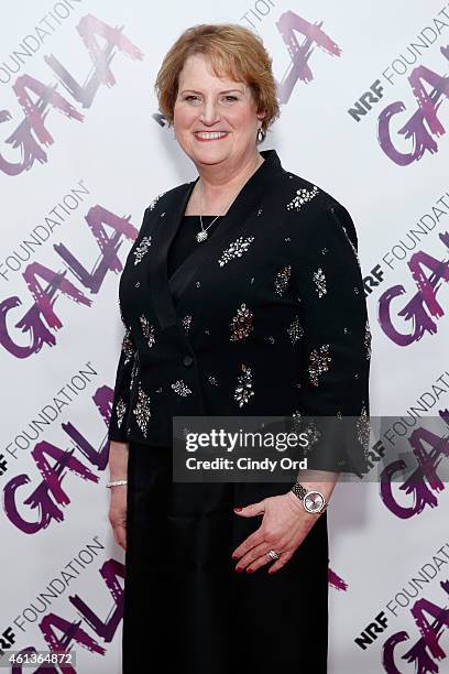 The Kroger Co. Vp, Lynn Marmer attends NRF Foundation Gala on January 11, 2015 in New York City.