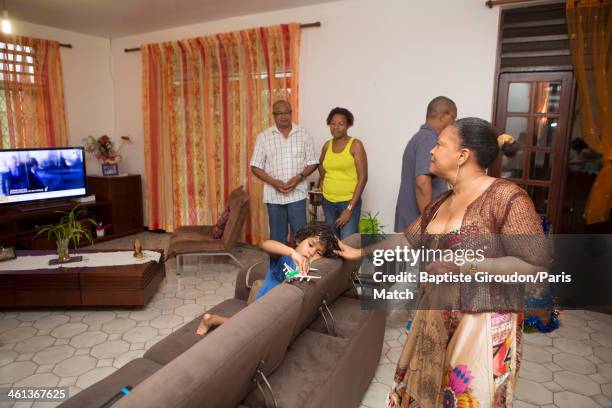 French justice minister Christiane Taubira is photographed for Paris Match on December 26, 2013 in her home country, Cayenne, French Guiana.