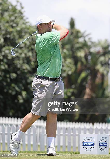 John Smith of south africa during the Pro-Am of the 2014 Volvo Golf Champions at Durban Country Club on January 8, 2014 in Durban, South Africa.