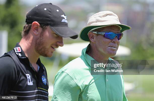 Shaun Pollock of south africa during the Pro-Am of the 2014 Volvo Golf Champions at Durban Country Club on January 8, 2014 in Durban, South Africa.