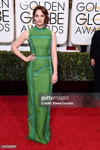 Actress Ruth Wilson attends the 72nd Annual Golden Globe Awards at The Beverly Hilton Hotel on January 11, 2015 in Beverly Hills, California.