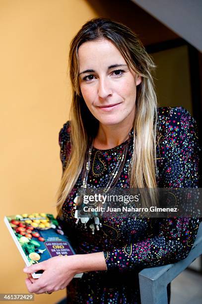 Portuguese nutritionist Agata Roquette poses during a portrait session during the presentation 'Las Reglas de Oro de la Dieta de los 31 Dias' at La...