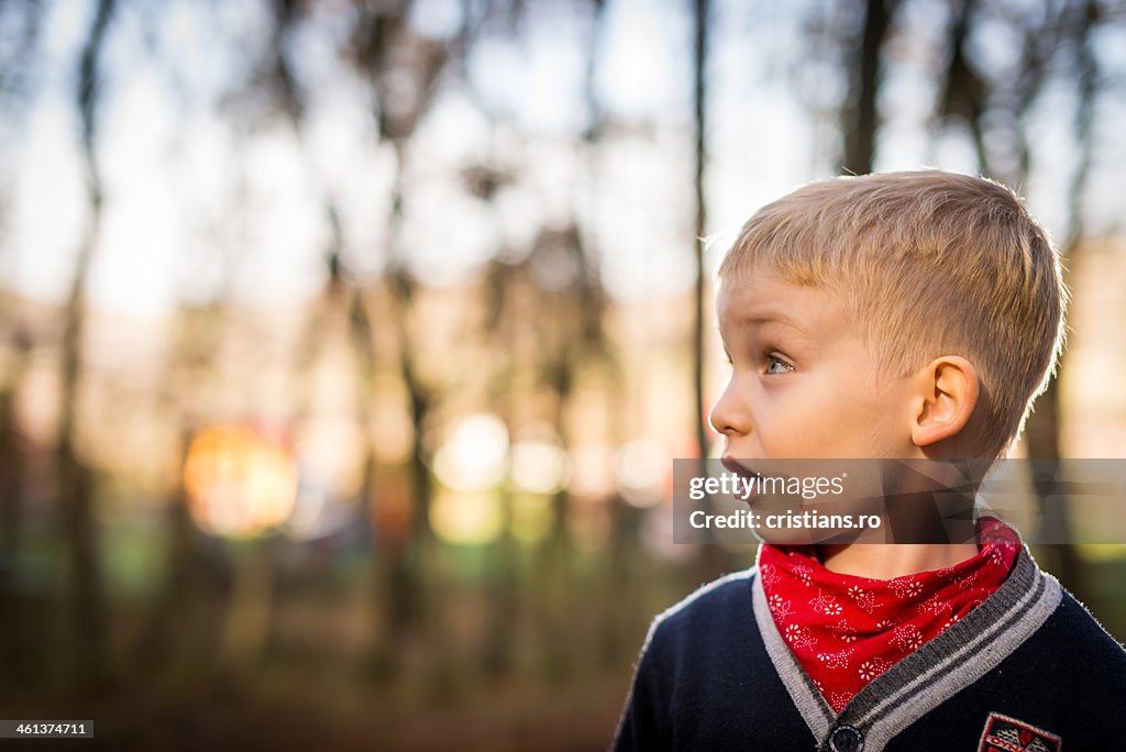 Curious boy