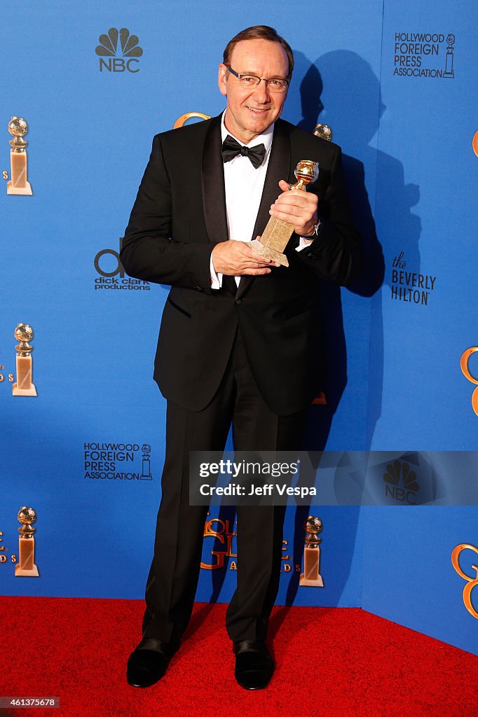 72nd Annual Golden Globe Awards - Press Room