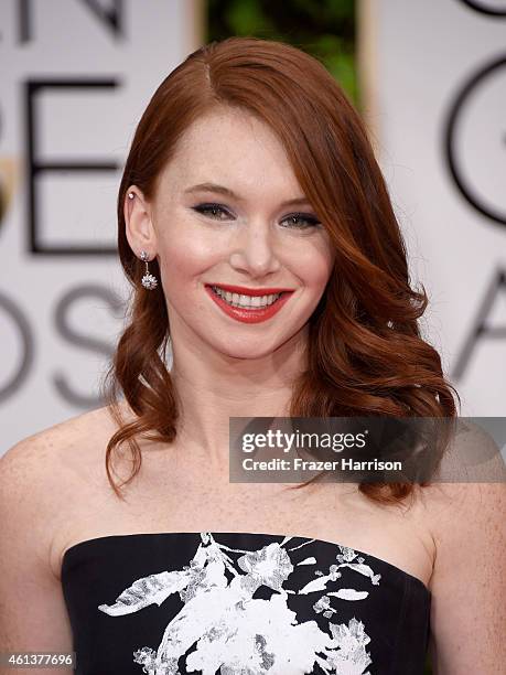Actress Shelby Steel attends the 72nd Annual Golden Globe Awards at The Beverly Hilton Hotel on January 11, 2015 in Beverly Hills, California.