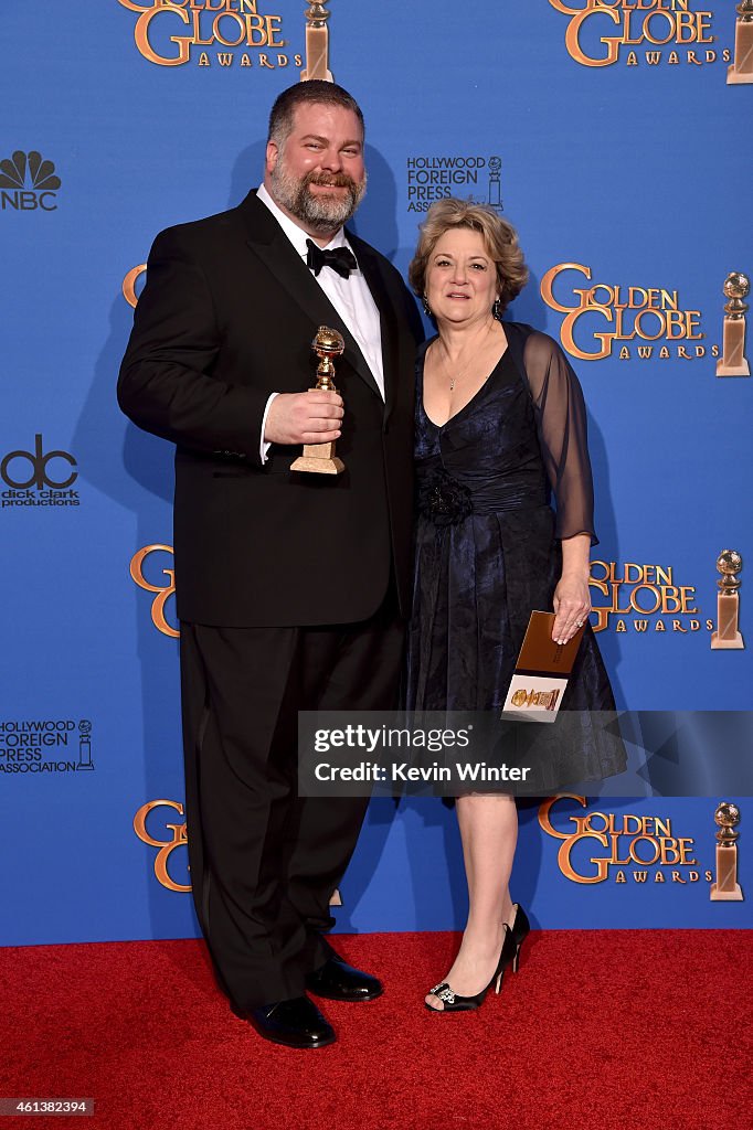 72nd Annual Golden Globe Awards - Press Room