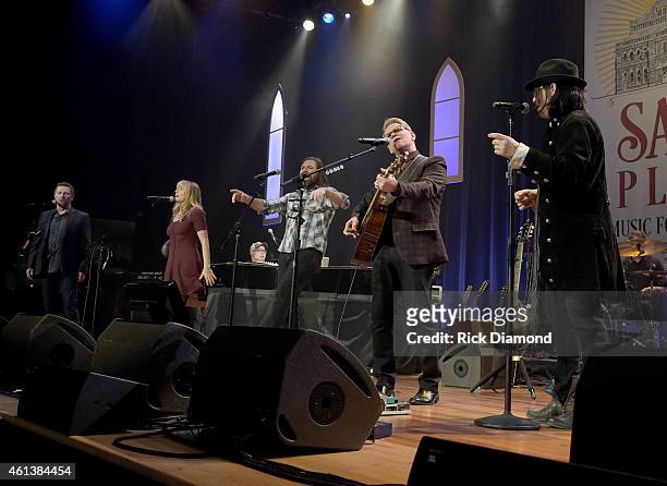 Singers/Songwriters Craig Morgan, Deana Carter, Mac Powell, Steven Curtis Chapman and Mike Farris perform as part of Sam's Place - Music For The...