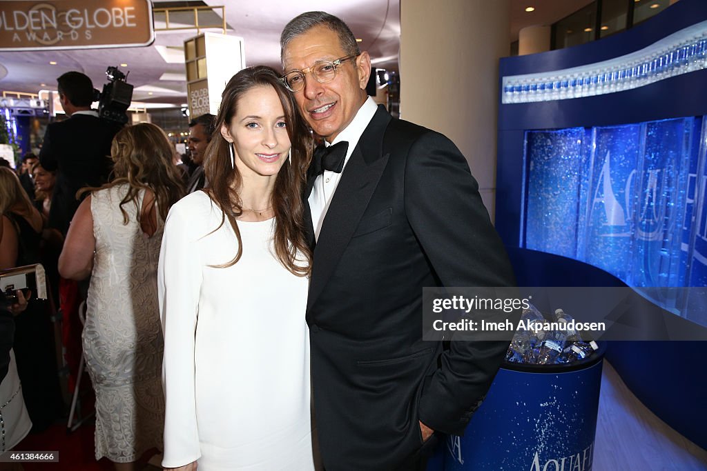 Aquafina On The Red Carpet Of The 72nd Annual Golden Globe Awards