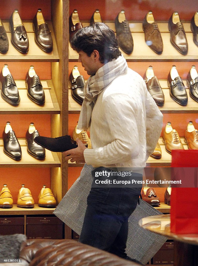 Fernando Verdasco Sighting In Madrid - December 26, 2013