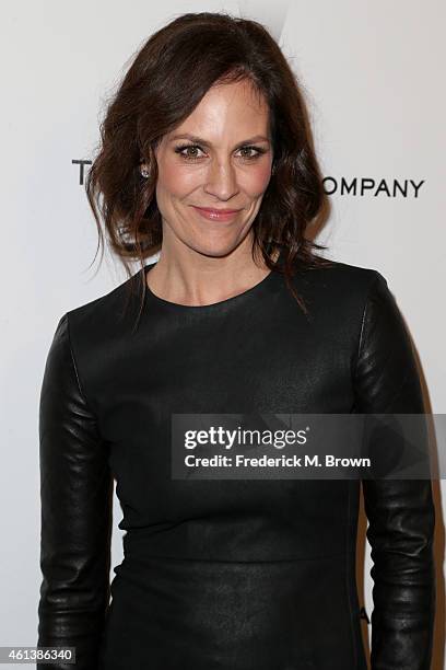 Actress Annabeth Gish attends the 2015 Weinstein Company and Netflix Golden Globes After Party at Robinsons May Lot on January 11, 2015 in Beverly...