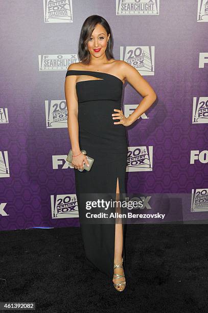 Actress Tamera Mowry attends the 2015 FOX Golden Globes Party at FOX Pavilion at the Golden Globes on January 11, 2015 in Beverly Hills, California.