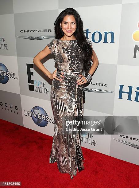 Personality Joyce Giraud attends Universal, NBC, Focus Features and E! Entertainment 2015 Golden Globe Awards After Party sponsored by Chrysler and...