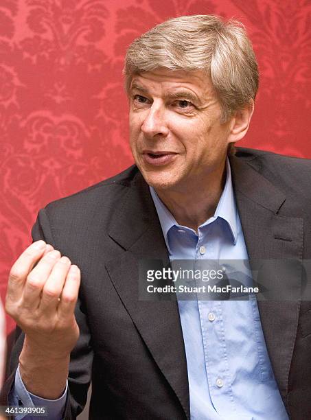 Arsenal manager Arsene Wenger at Emirates Stadium on May 11, 2007 in London, England.