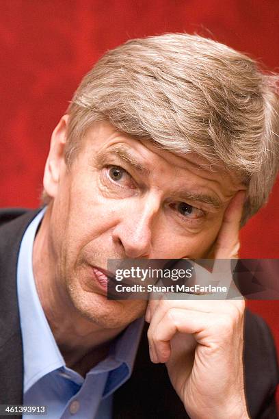 Arsenal manager Arsene Wenger at Emirates Stadium on May 11, 2007 in London, England.