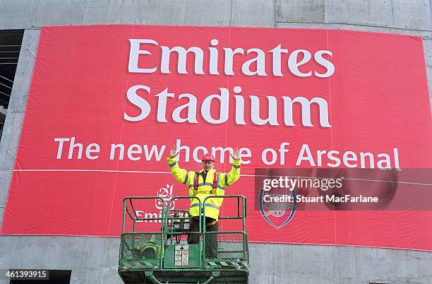 Arsenal manager Arsene Wenger poses at Emirates Stadium on October 6, 2004 in London, England.