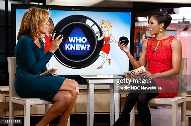Hoda Kotb and Alicia Quarles appear on NBC News' "Today" show --