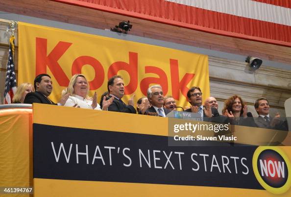 Eastman Kodak Company Rings The New York Stock Exchange Opening Bell Eastman Kodak Company Rings The New York Stock Exchange Opening Bell
