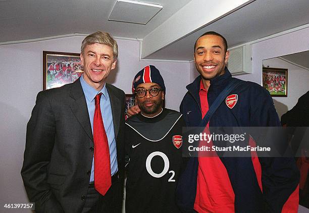 Thierry Henry Arsene Wenger Photos and Premium High Res Pictures
