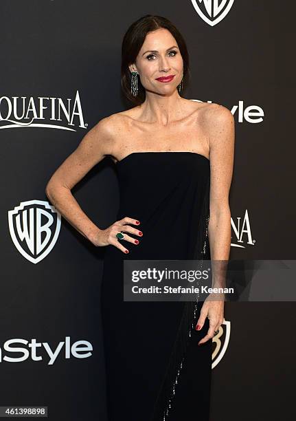 Actress Minnie Driver attends the 2015 InStyle And Warner Bros. 72nd Annual Golden Globe Awards Post-Party at The Beverly Hilton Hotel on January 11,...