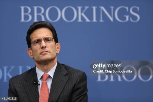 House of Representatives Majority Leader Eric Cantor delivers remarks about his support of charter schools and tax-funded voucher programs that help...