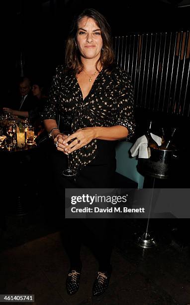 Tracey Emin attends the London Collections: Men closing dinner hosted by Dylan Jones and Anya Hindmarch at Hakkasan Hanway Place on January 8, 2014...