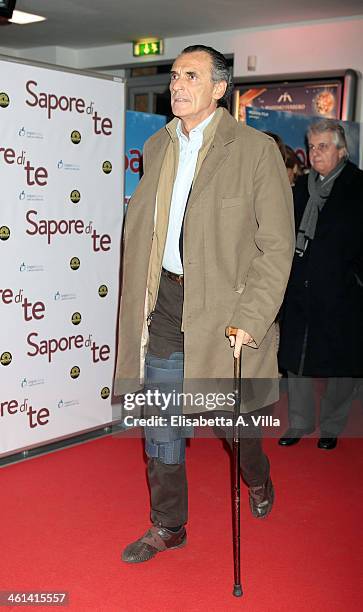 Ferdinando Brachetti Peretti attends 'Sapore Di Te' premiere at Cinema Adriano on January 8, 2014 in Rome, Italy.