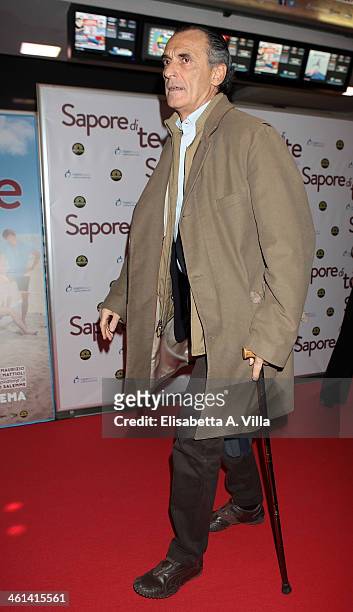 Ferdinando Brachetti Peretti attends 'Sapore Di Te' premiere at Cinema Adriano on January 8, 2014 in Rome, Italy.