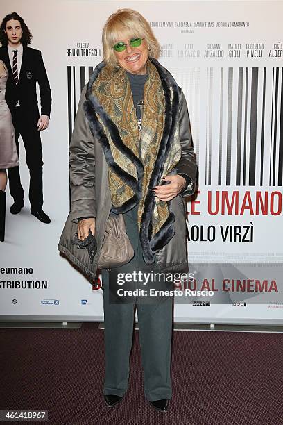 Loretta Gogi attends the 'Il Capitale Umano' Premiere at The Space Moderno on January 8, 2014 in Rome, Italy.