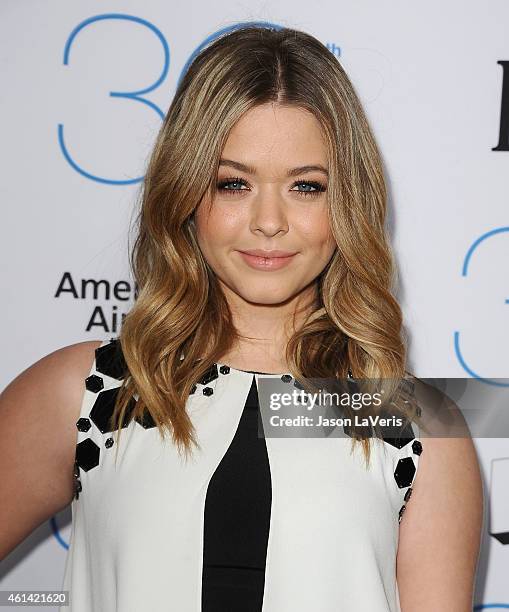 Actress Sasha Pieterse attends the 2015 Film Independent filmmaker grant and Spirit Awards nominees brunch at BOA Steakhouse on January 10, 2015 in...