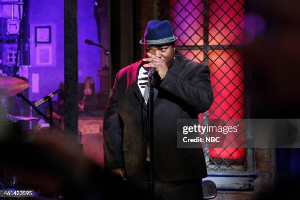 Episode 947 -- Pictured: Rahzel performs with The Roots on Wednesday, January 8, 2014 --