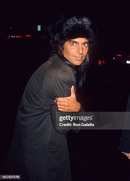 Photographer Steven Meisel attends the Fashion Group International's Haute Couture Fashion Show and Cocktail Reception on September 5, 1990 at the...