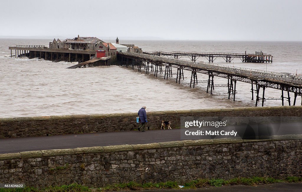 Weston-super-Mare's Derelict Birnbeck Pier To Be On The Verge Of Collapsing