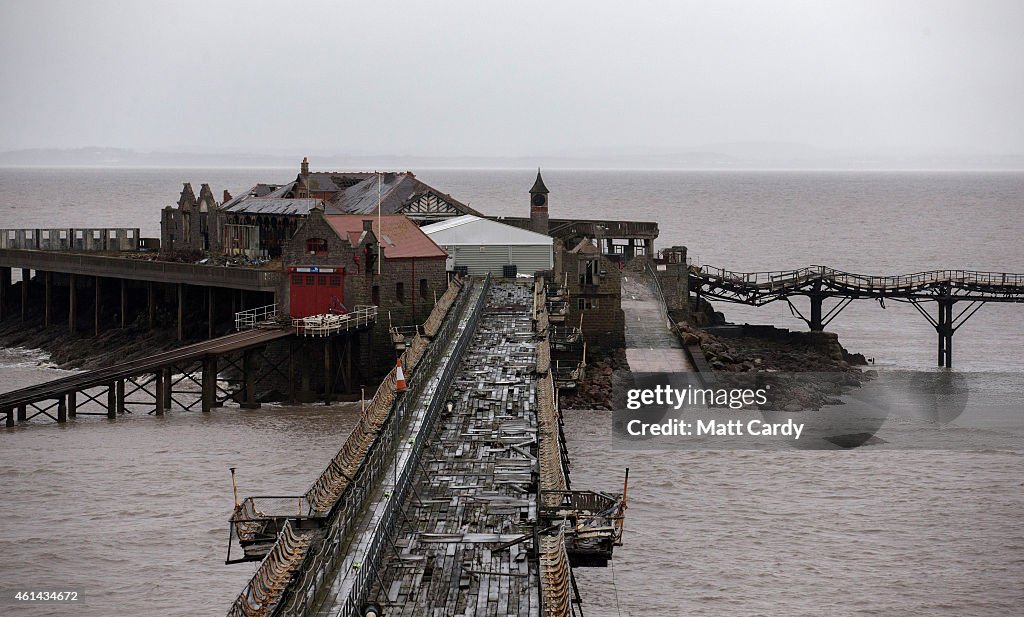 Weston-super-Mare's Derelict Birnbeck Pier To Be On The Verge Of Collapsing