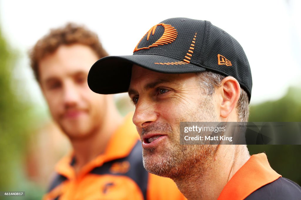 GWS Giants Join Perth Scorchers Training Session