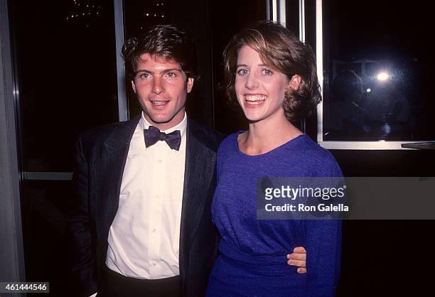 Actor Timothy Patrick Murphy and actress Tracy Nelson attend the ABC Television Fall Season Kick-Off Party on September 19, 1984 at the Century Plaza...