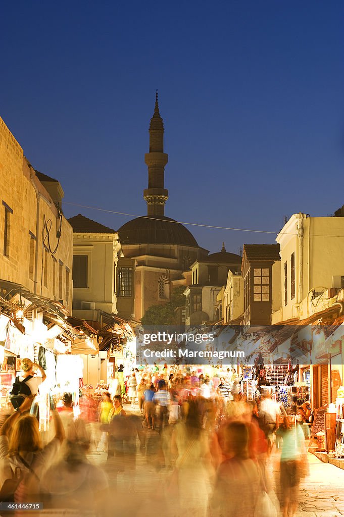 Sokratous street and Souleiman Mosque