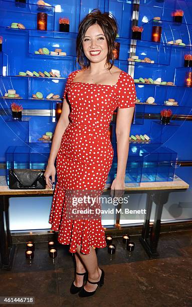 Daisy Lowe attends the GQ London Collections: Men AW15 closing dinner at Hakkasan Hanway Place on January 12, 2015 in London, England.