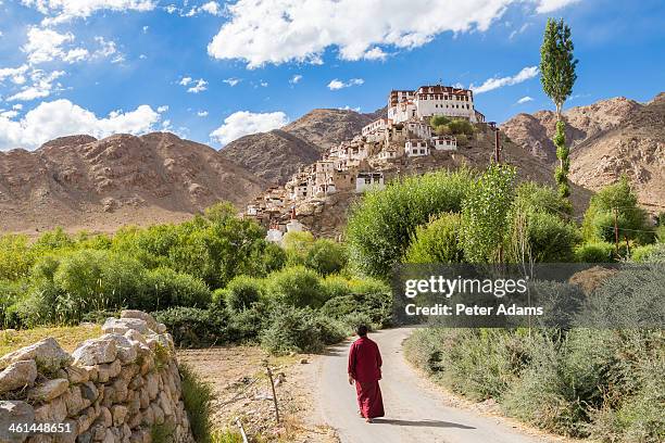 chemre or chemrey monastery, near leh, ladakh - ladakh region stock pictures, royalty-free photos & images