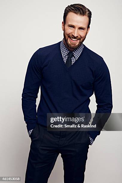 Chris Evans poses during the The 41st Annual People's Choice Awards at Nokia Theatre LA Live on January 7, 2015 in Los Angeles, California..