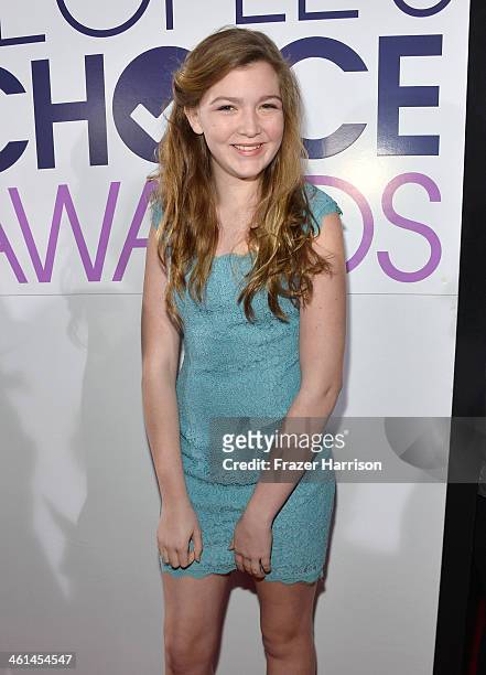 Actress Abigail Hargrove attends The 40th Annual People's Choice Awards at Nokia Theatre L.A. Live on January 8, 2014 in Los Angeles, California.