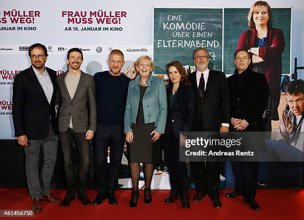 Co-Producer Stefan Gaertner, producer Oliver Berben, director Soenke Wortmann, Hannelore Kraft, Governor of North Rhine-Westphalia, Petra Mueller of...