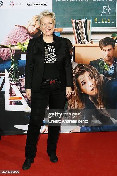 Birgit Lechtermann attends the premiere of the film 'Frau Mueller muss weg' at Cinedom on January 12, 2015 in Cologne, Germany.