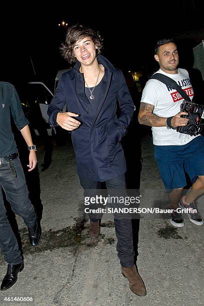 Harry Styles is seen on July 25, 2012 in London, United Kingdom.