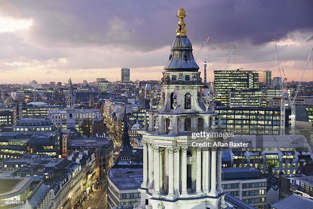 Central London from St Paul's cathedral